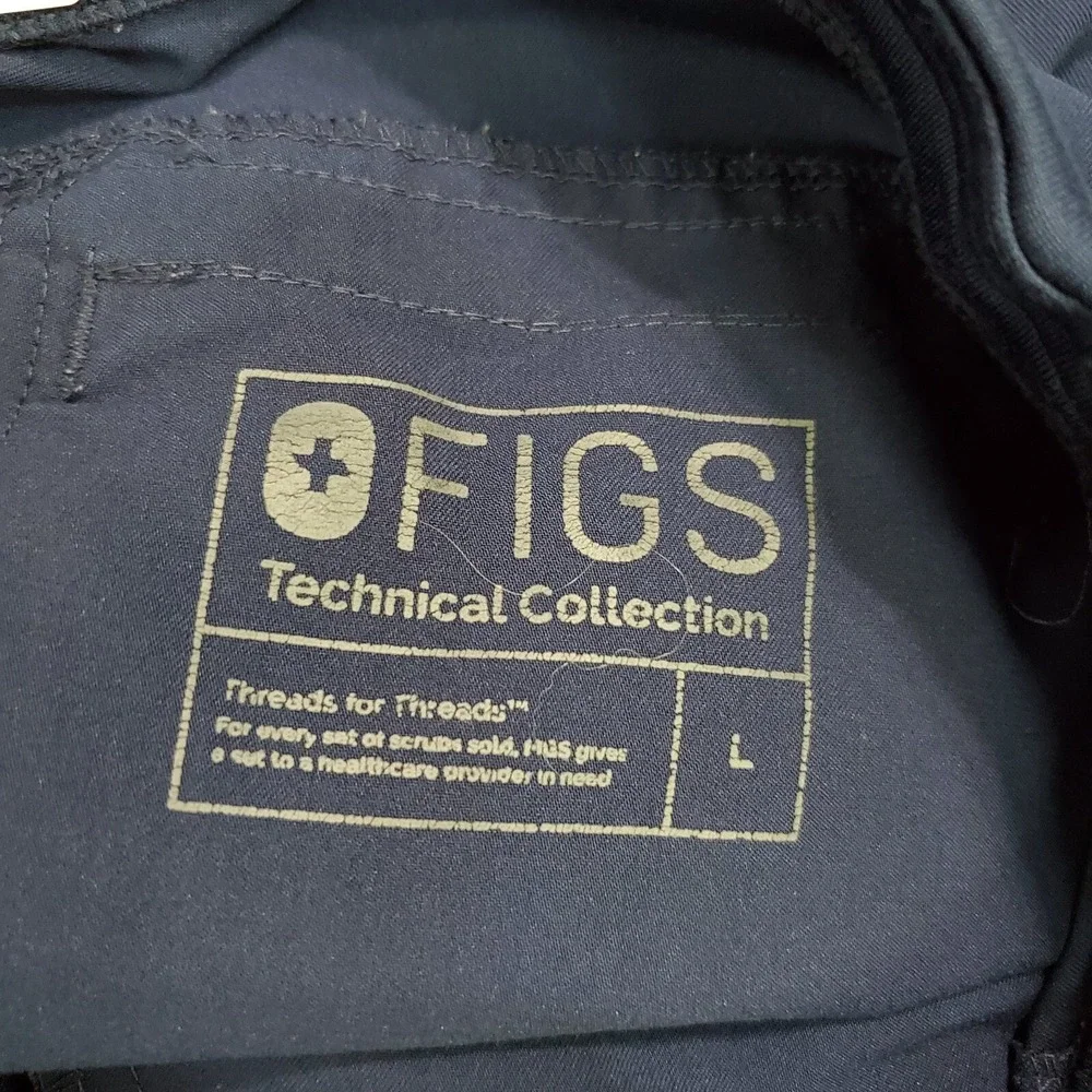 Figs Men Scrub Bottom Large Axim Cargo Straight Pockets Drawstring READ